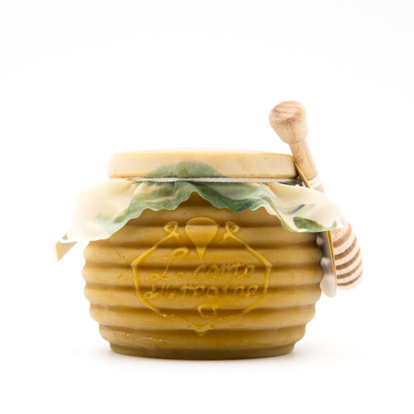 Vasetto di miele in cera d’api – 350gr