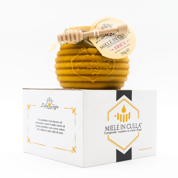Vasetto di miele in cera d’api – 750gr